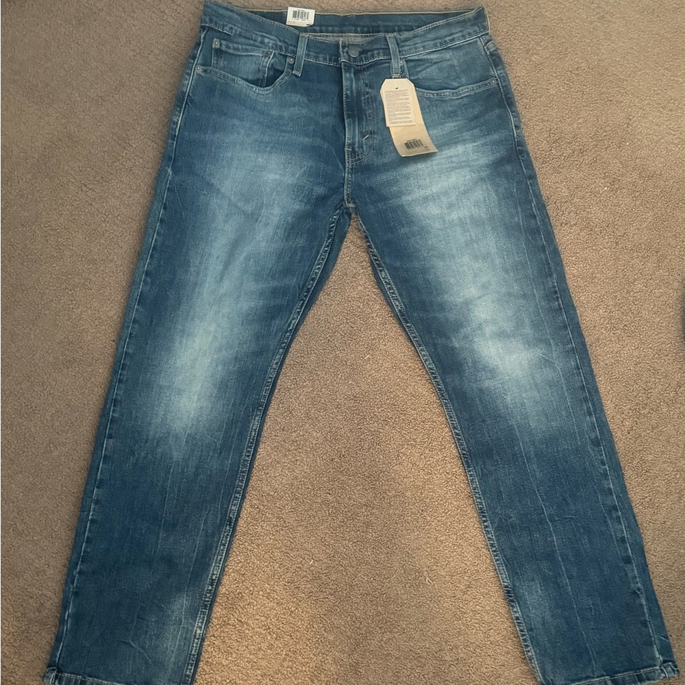 Men’s 502 Taper Blue Levi Denim Jeans
